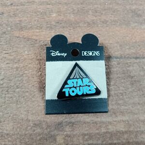 Disney Star Tours Triangle Logo Enamel Pin